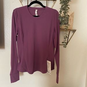 Lululemon Ventilated Mesh Back Run Long Sleeve